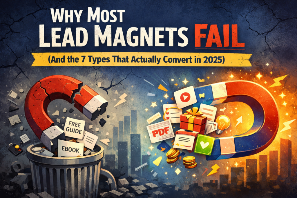 Why Most Lead Magnets Fail (And the 7 Types That Actually Convert in 2025)