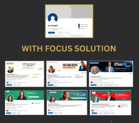 Professional LinkedIn profile picture and banner