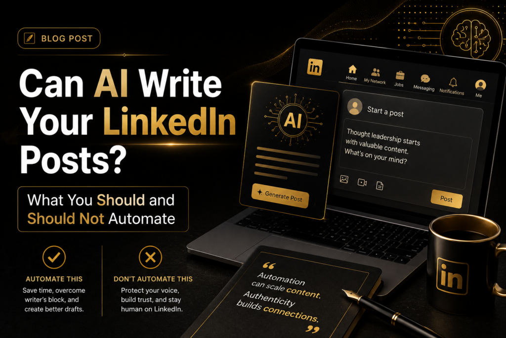 Can AI Write Your LinkedIn Posts? What You Should and Should Not Automate